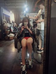 #过程-HAIR HERE造型