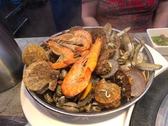 海鲜锅套餐-船梆煮•蒸汽海鲜·炉火烤肉(五四广场店)