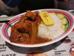咖喱揸腩饭-敏华冰厅(平安金融中心店)