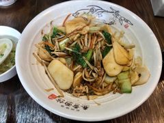 青菜肉丝炒年糕-春雪面馆(转塘店)