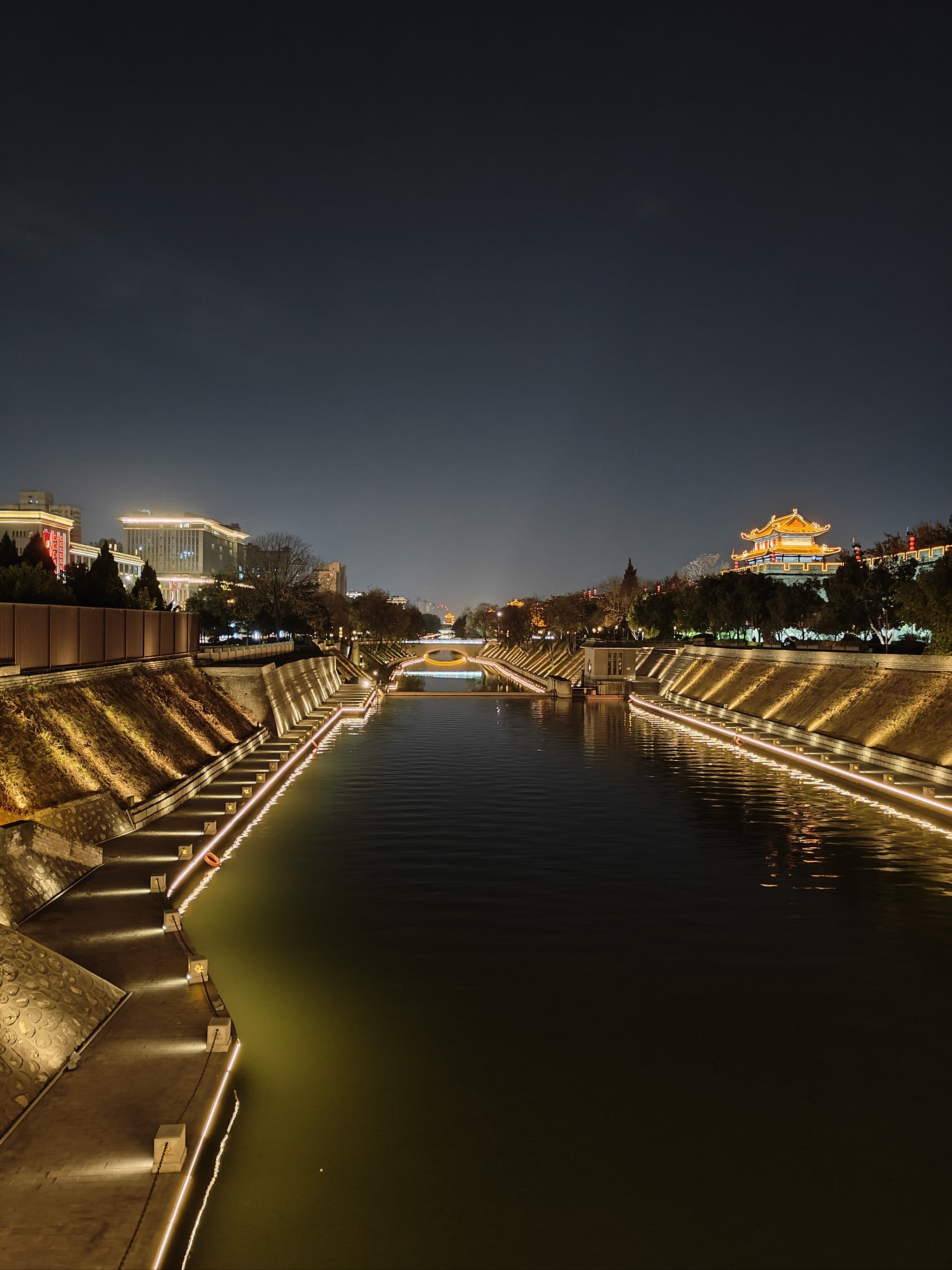 西安城墙夜景也是美美哒