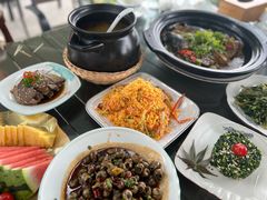-七的湖·晚芳亭·阳澄湖农家菜·大闸蟹(莲花岛店)