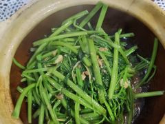 啫啫虾酱空心菜-熠盛粤味·顺德桑拿鸡(永康路店)