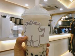 手工双蛋鲜奶-茶力的小怪兽(梅林卓悦汇店)
