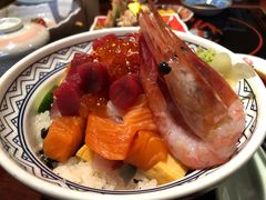 角切杂锦鱼生饭定食-蟹田居·活蟹料理(东城店)