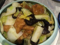 嫩白菜烧面筋-京味民福烤鸭店(建设四马路店)
