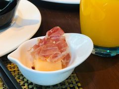 哈密瓜火腿-上海兴国宾馆香樟园西餐厅
