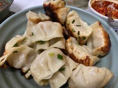 韭菜猪肉煎饺-无名氏宵夜小摊(祝家三姐妹馄饨店)