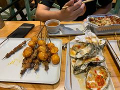 烤羔羊肉串-木屋烧烤(龙湖天街店)