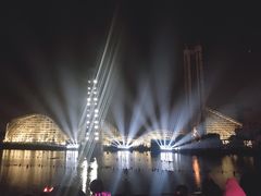 夜晚灯光秀-上海欢乐谷