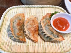 韭菜煎饺-山水茶艺馆·点心粤菜·30年老字号