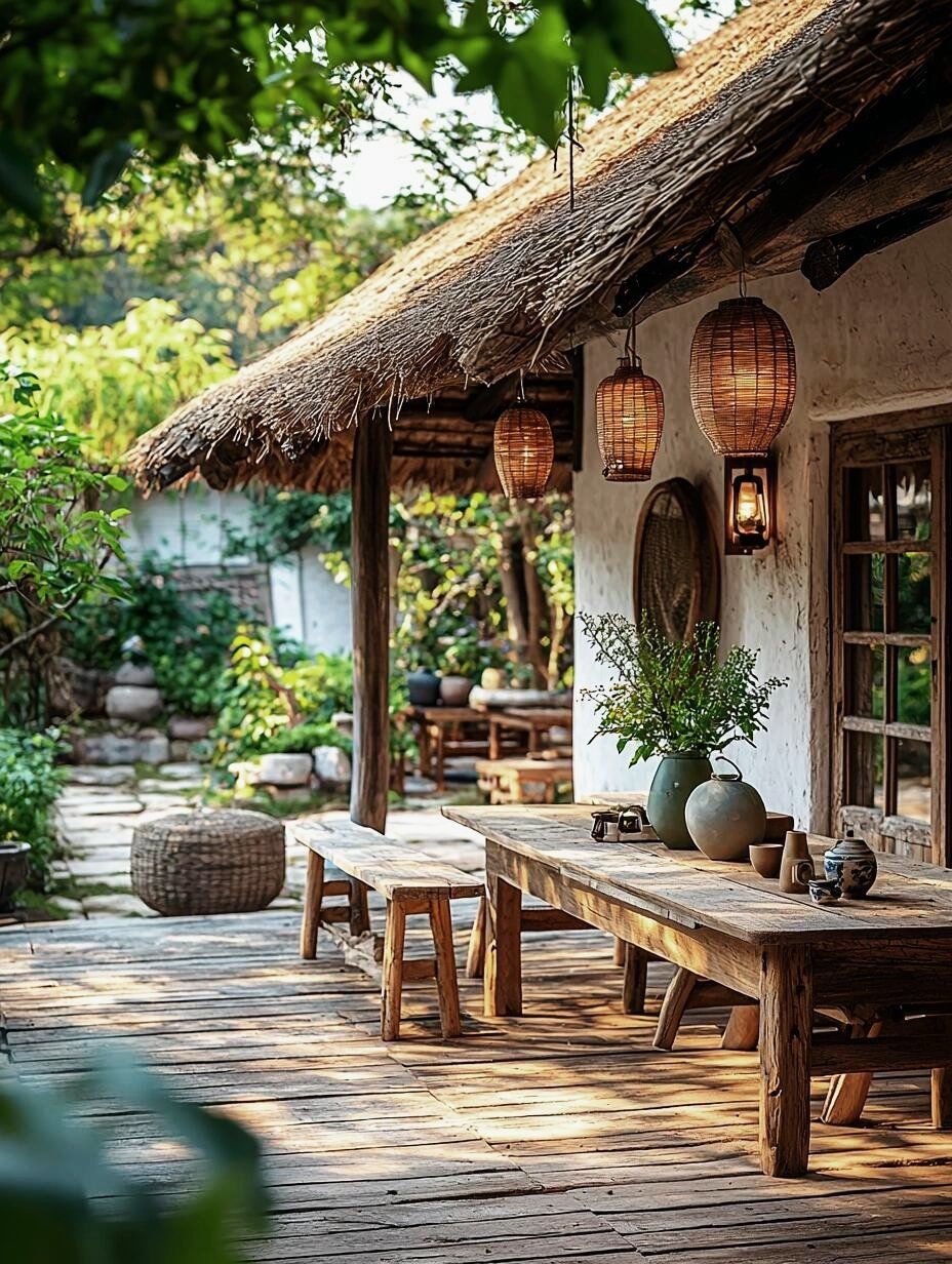 乡间小屋宁静而又美好