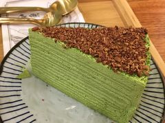 抹茶千层抹茶栗子千层-無邪日式甜品(华润五彩城购物中心店)