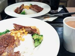 咖喱鸡扒拼肉酱饭-大家乐(广州荔湾领展广场店)