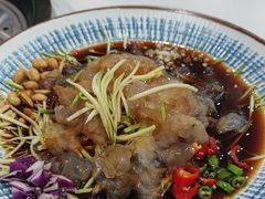 捞汁蛰头-巧克力渔家.小船海鲜胶东菜(万平口店)