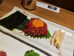 生拌牛肉-炼火烤肉店