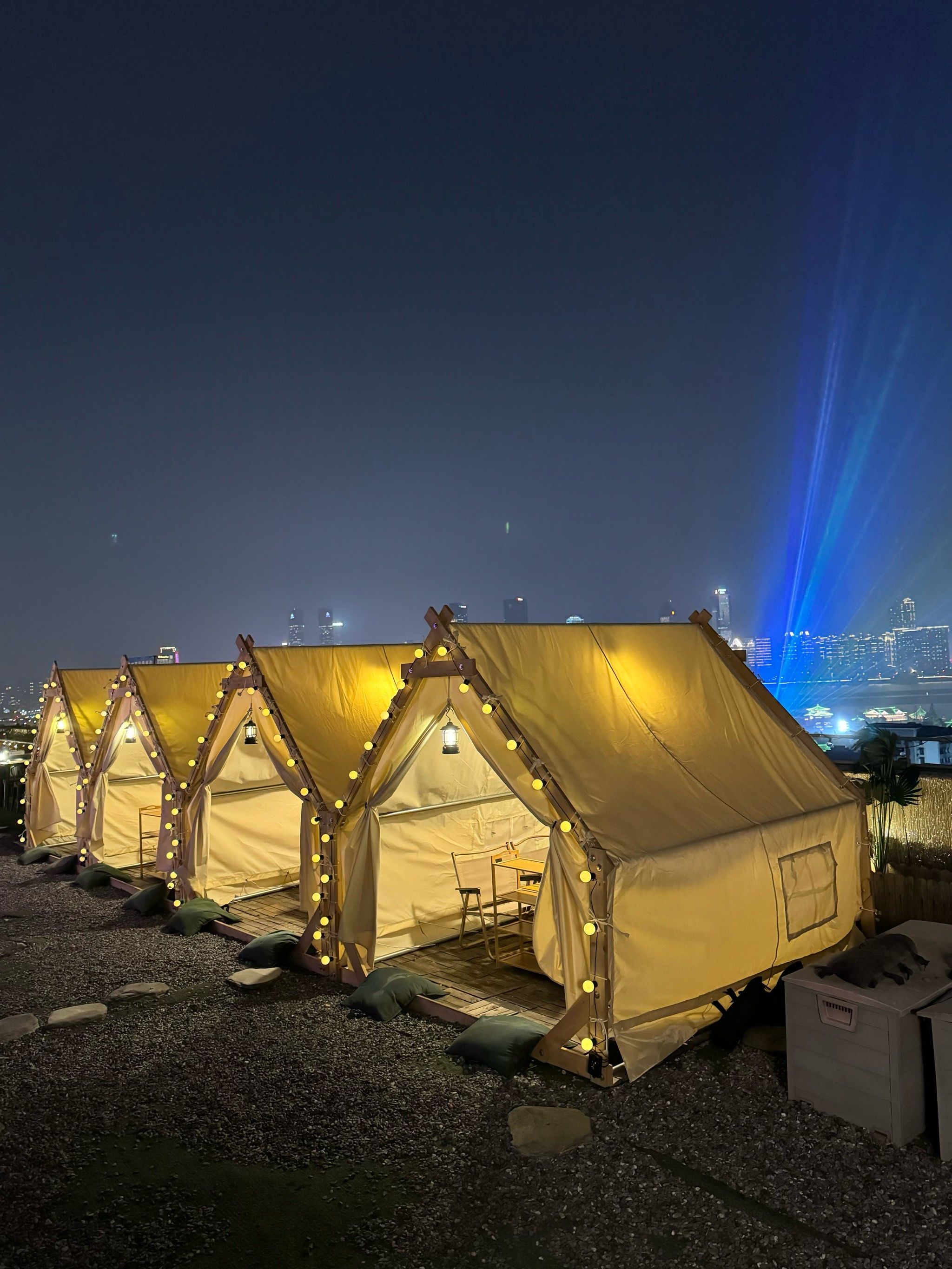 南昌天台帐篷火锅!还能看夜景!氛围感拉满