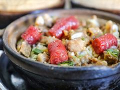 腊味排骨煲仔饭-阳江河堤老牌曾记美食