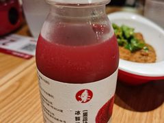 杨梅汁-喜家德虾仁水饺(百盛优客店)