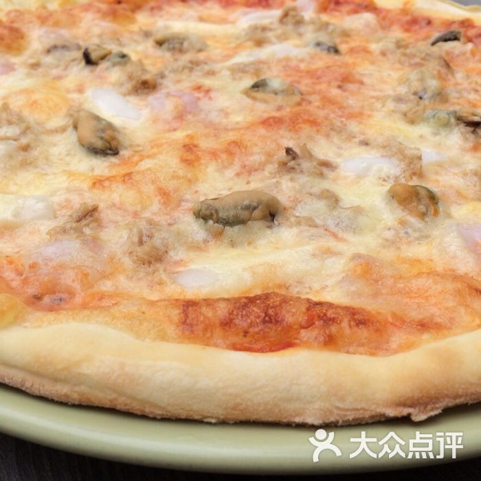 香草叶披萨·咖啡·啤酒香草鸡肉拉发卷图片-北京比萨-大众点评网