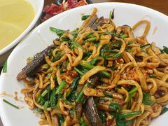 农家红炒长鱼炒面-三百碗宝应长鱼面(板仓街店)