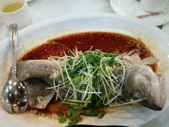 清蒸鲈鱼1.5斤-蒲园食堂(中山大学广州校区南校园店)