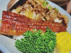 牛肉鳗蒲烧双拼丼-渔寿司·日本料理(艾尚天地店)