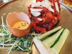 -草家酱蟹炭火烤肉店(珲春南路一店)