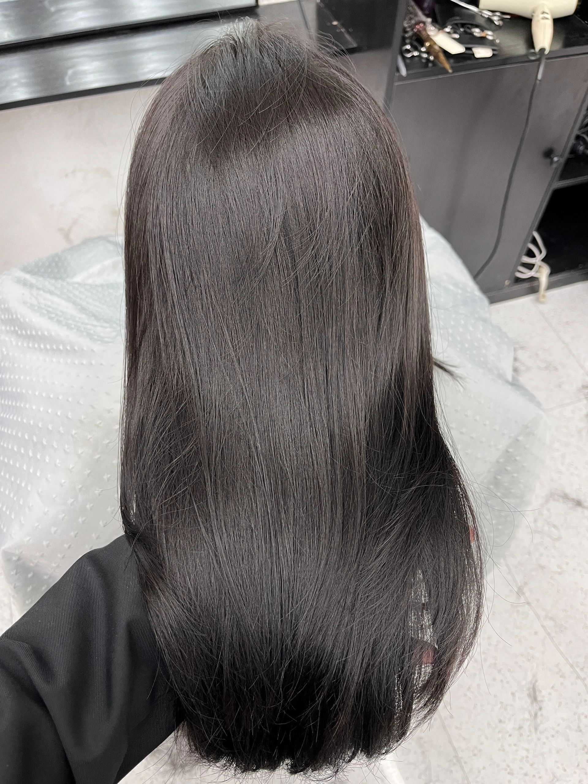 冷茶棕灰色 #柯杰染发「丝语萱形象