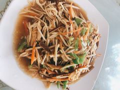 茭白炒肉丝-水韵·渔家臻品私房菜(中庙店)