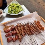 沈阳吃一口炭烤鸡架