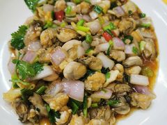 姜葱炒蚝-巫记鸡饭店