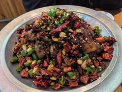 干锅鸭头-观城阁家常菜·烤鱼·锦州烧烤(崇文门店)