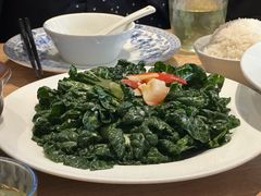 奶白菜炝北极贝-连鹭海鲜·海肠捞饭·海胆饭(星海店)