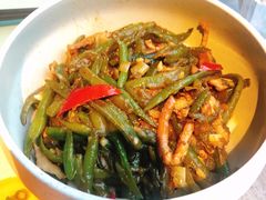 豆角丝炒肉拌转百刀-日上三甘(三里屯店)