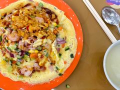 虾仁蛋包饭-复旦大学江湾校区食堂