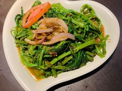 马拉盏炒通菜-大头虾越式风味餐厅(光明广场店)