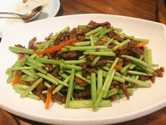 黎蒿炒黄牛肉-真味汤馆(汽博店)