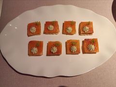 烟熏三文鱼青苹果色拉塔-漢舍中国菜馆(889广场店)