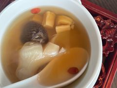 羊肚菌肉汁炖花胶-广州柏悦酒店·悦景轩·粤菜餐厅