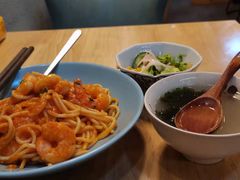 鲜虾茄汁意大利面-红小满休闲餐厅(十全街店)