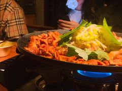 铁板章鱼五花肉-春熙台韩国料理·章鱼肥牛(西丽店)