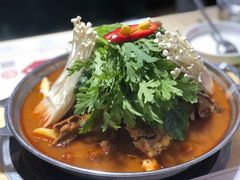 干白菜脊骨火锅-韩香福脊骨汤锅(上杭路店)