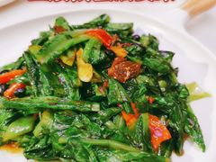 豆豉鲮鱼油麦菜-天天初二·天津传统捞面·天津特色菜(凌奥总店)