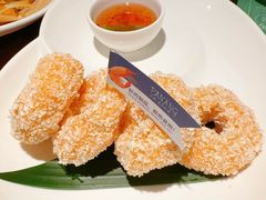 炸虾饼配泰国梅子酱-帕蓝·暹罗料理(大学路店)