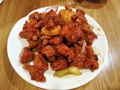 椒香虾仁爆鸡球-陈傻子餐厅(世纪都会店)