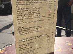 菜单-Cafe Sacher(WIEN)