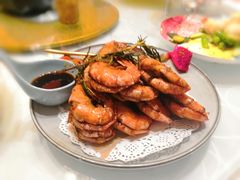 黑胡椒煎阿根廷大红虾-甜阿姨·天台花园私房菜(万松园店)
