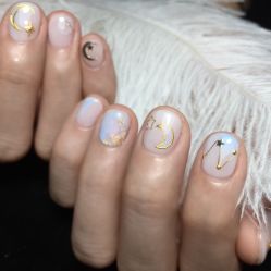 -一笔绣狂草美甲坊