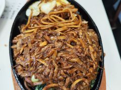 铁板肉丝炒面-王家沙点心店(西康路店)